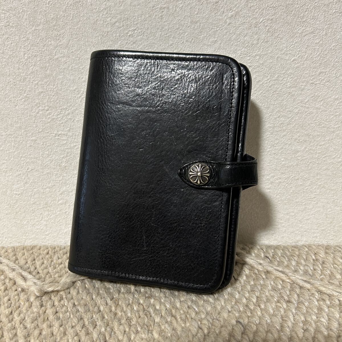 希少 CHROME HEARTS クロムハーツ アジェンダ 手帳 オールレザー
