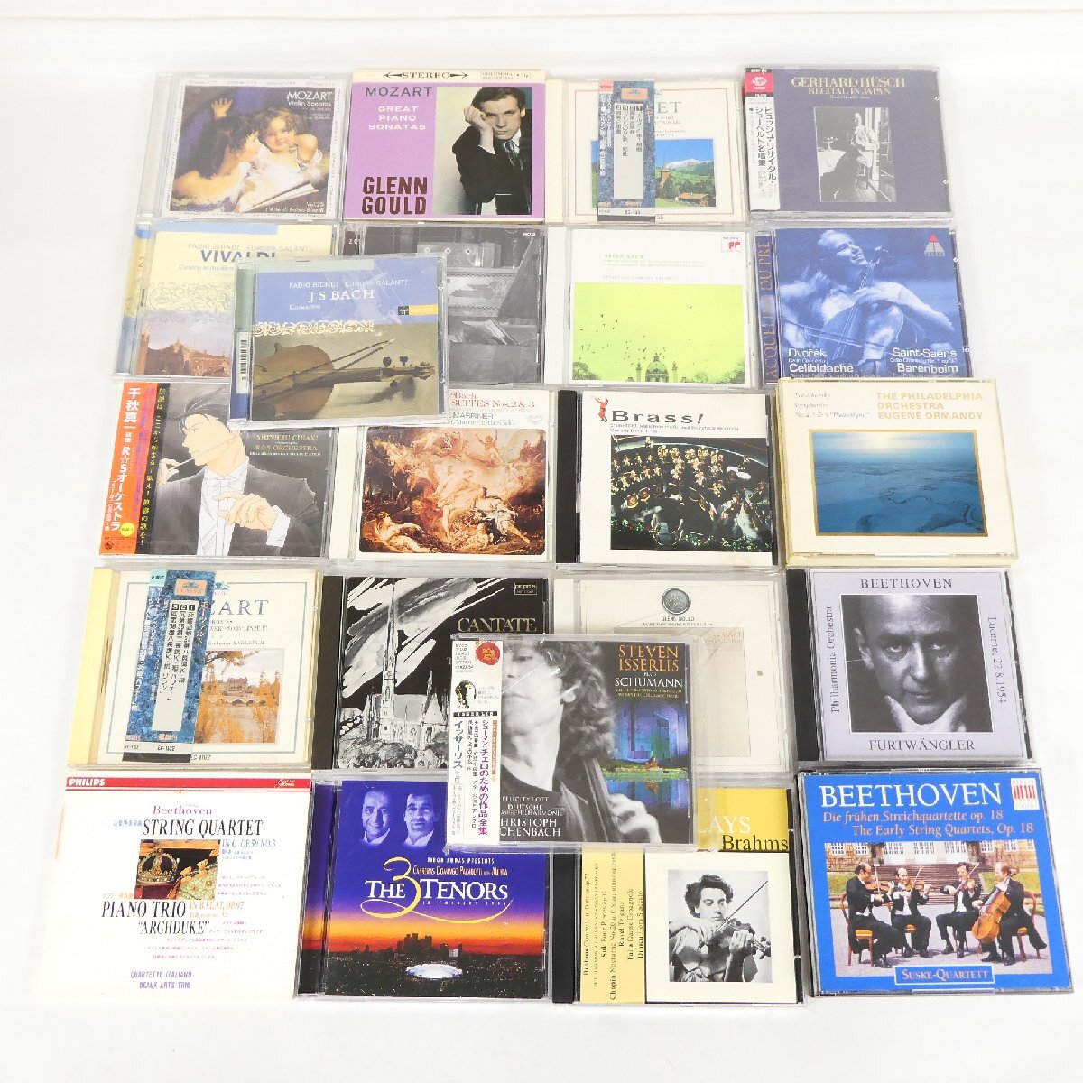 クラシック CD 22点セット ゲルハルト・ヒュッシュ ジネット・ヌヴー スティーヴン・イッサーリス 他 まとめ売り 中古■AD219s■