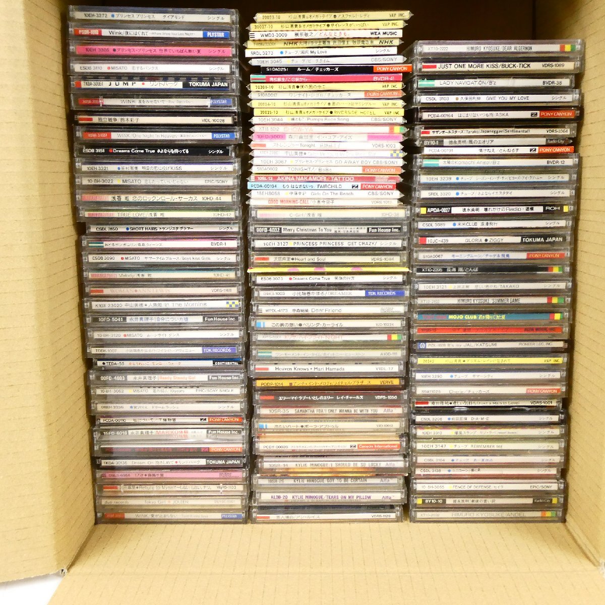 邦楽 洋楽 CD 115点セット 8cm 短冊 浅香唯 Wink 杉山清貴 オメガトライブ ホイットニー・ヒューストン 他 大量セット 中古■AD218s■