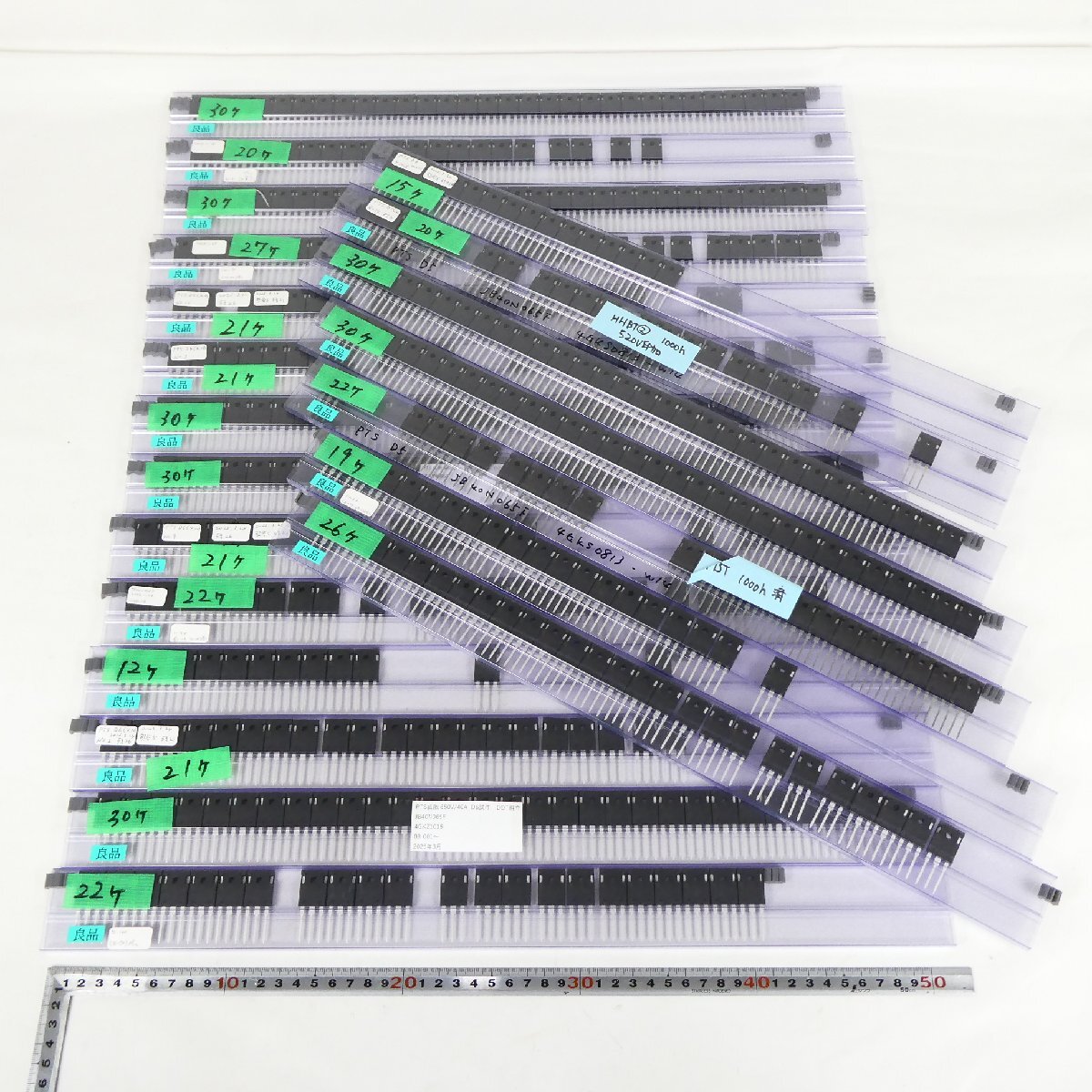 バイポーラトランジスタ 499点セット 絶縁ゲート型 シリコン Nチャネル IGBT JB40N065F 精密機器 半導体 大量セット 現状品■MB022s■