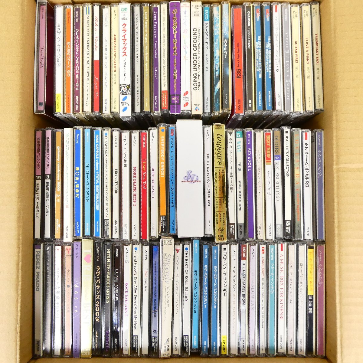 CD 86点セット オムニバス 洋楽 邦楽 サウンドラック等 大量セット バラード 映画音楽 ソウル ダンス 他 中古■AD232s■