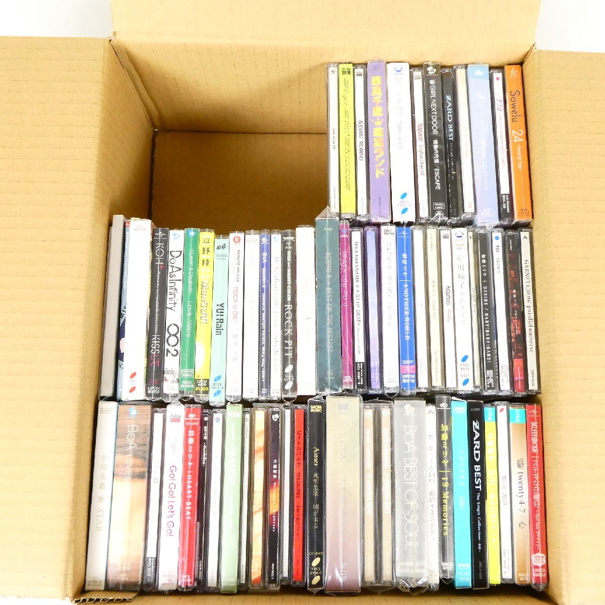 邦楽 CD 65点セット BoA LiSA ZARD Aimer 加藤ミリヤ Do As Infinity 中島美嘉 他 女性アーティスト等 大量セット 中古■AD227s■