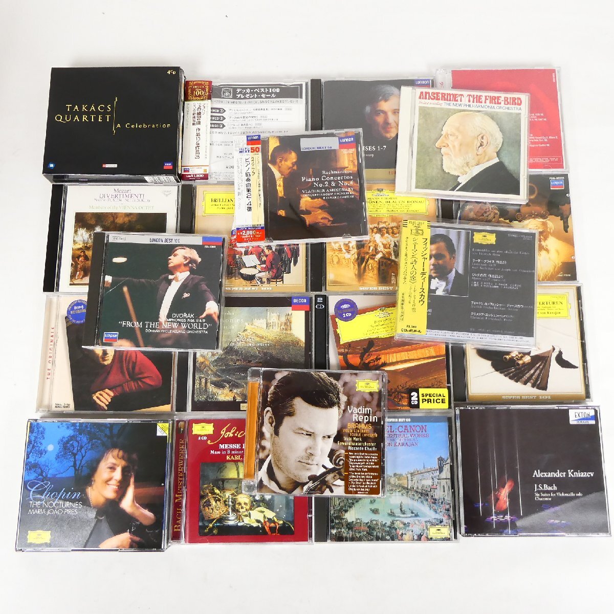 クラシック CD 21点セット タカーチ弦楽四重奏団 クリストフ・フォン・ドホナーニ ウラディーミル・アシュケナージ 他 中古■AD239s■