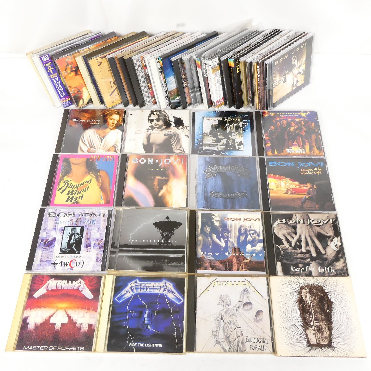 洋楽 CD 40点セット ロック ハードロック等 BON JOVI METALLICA DOKKEN CHEAP TRICK オジー・オズボーン 他 大量セット 中古■AD235s■