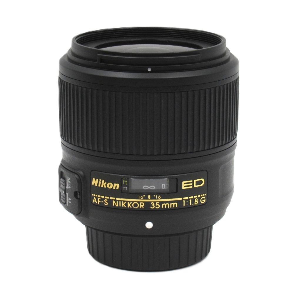 1円〜 Nikon ニコン AF-S NIKKOR 35mm F1.8G ED 一眼レフ用AFレンズ 動作確認済