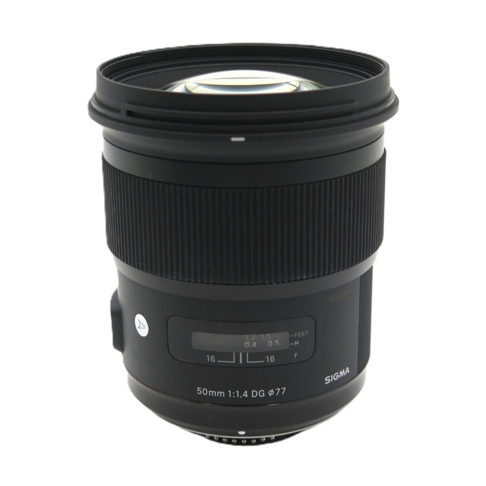 1円〜 SIGMA シグマ Art 50mm F1.4 DG HSM (ニコンF用) 一眼レフ用AFレンズ 動作確認済