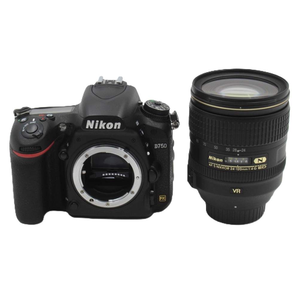 1円〜 Nikon ニコン D750 24-120 VR レンズキット デジタル一眼レフ 動作確認済