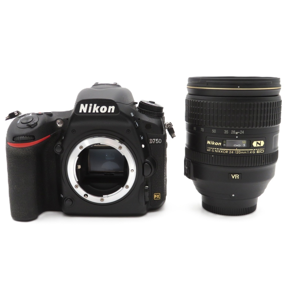 1円〜 Nikon ニコン D750 24-120 VR レンズキット デジタル一眼レフ 動作確認済