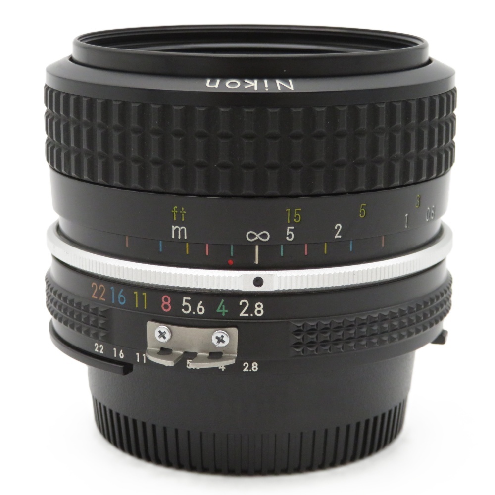 1円〜 Nikon ニコン Ai Nikkor 28mm F2.8 一眼レフ用MFレンズ 動作確認済