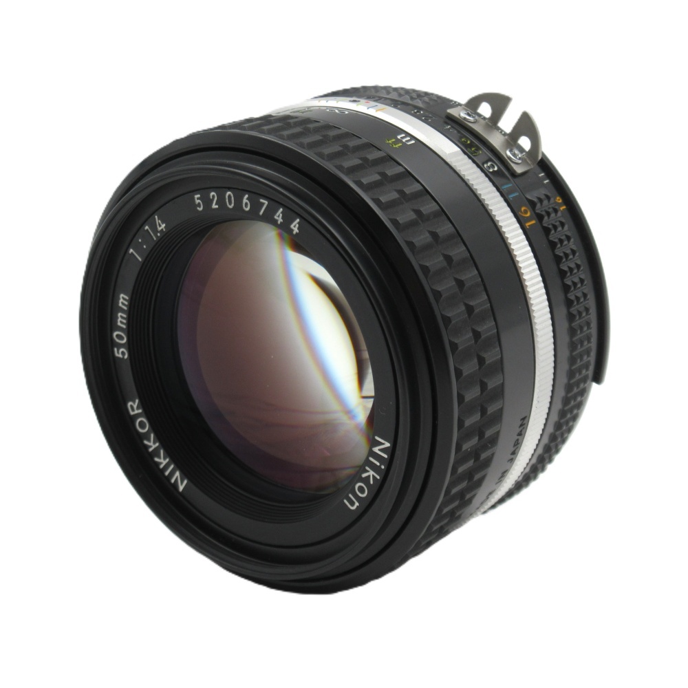1円〜 Nikon ニコン Ai-S Nikkor 50mm F1.4 一眼レフ用MFレンズ 動作確認済