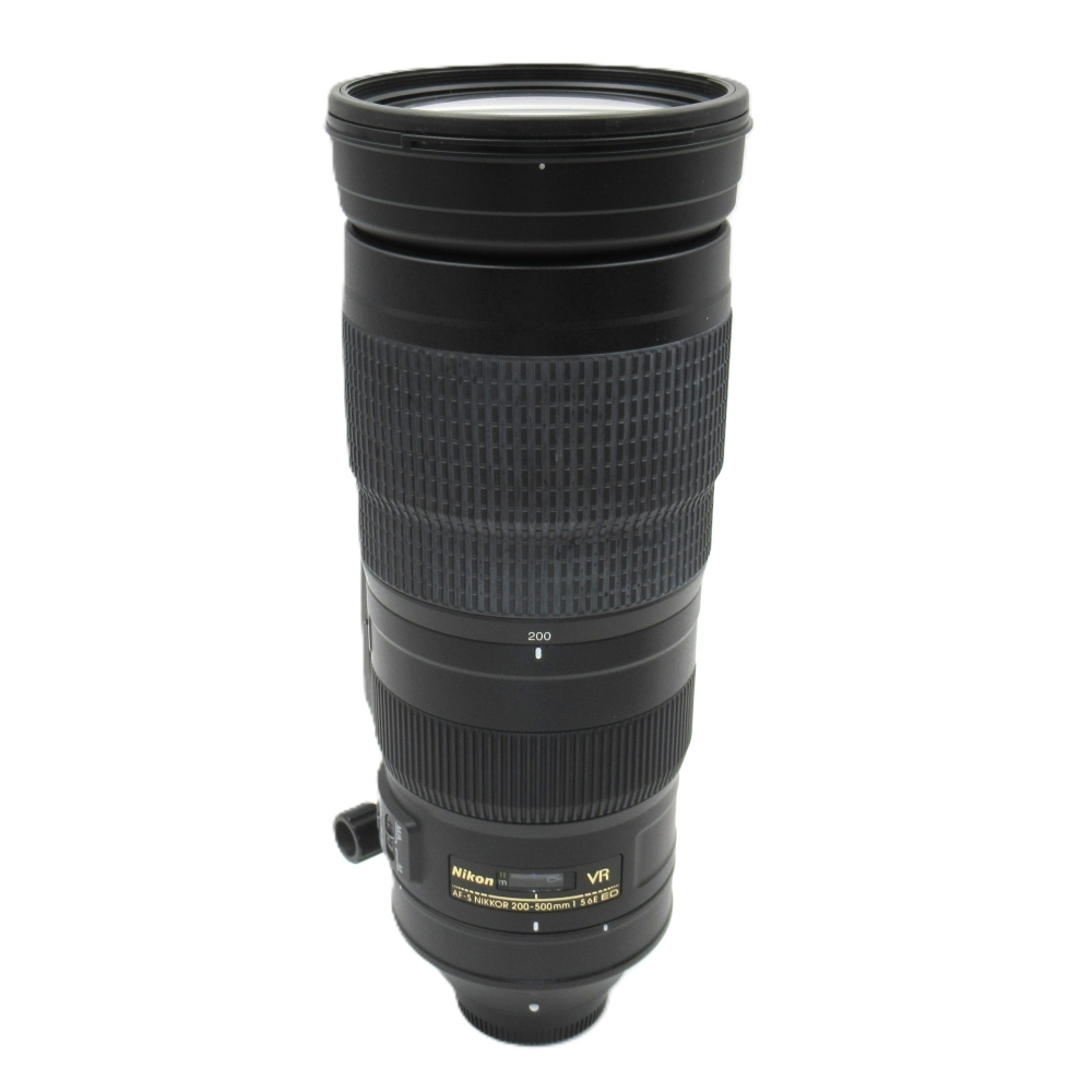1円〜 Nikon ニコン AF-S NIKKOR 200-500mm F5.6E ED VR 一眼レフ用AFレンズ 動作確認済