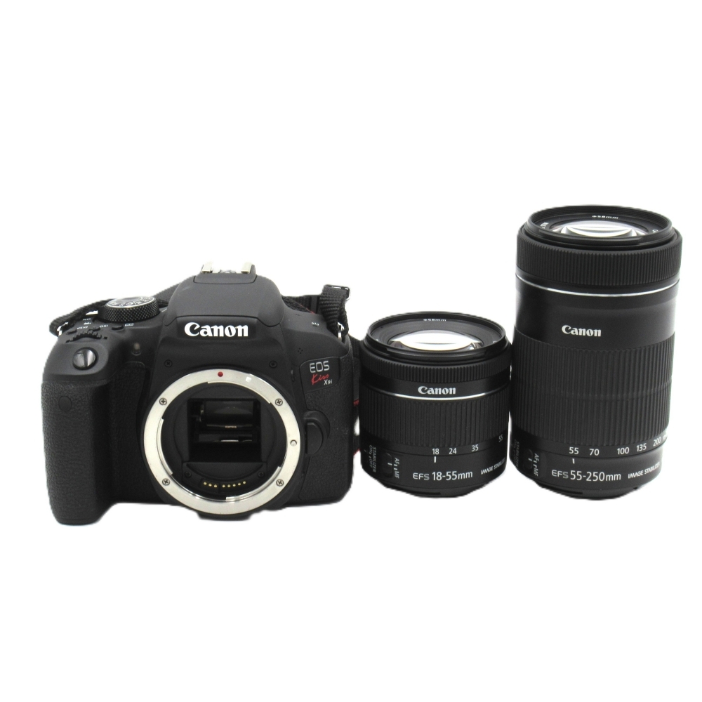 1円〜 Canon キヤノン EOS Kiss X9i ダブルズームキット デジタル一眼レフ 動作確認済