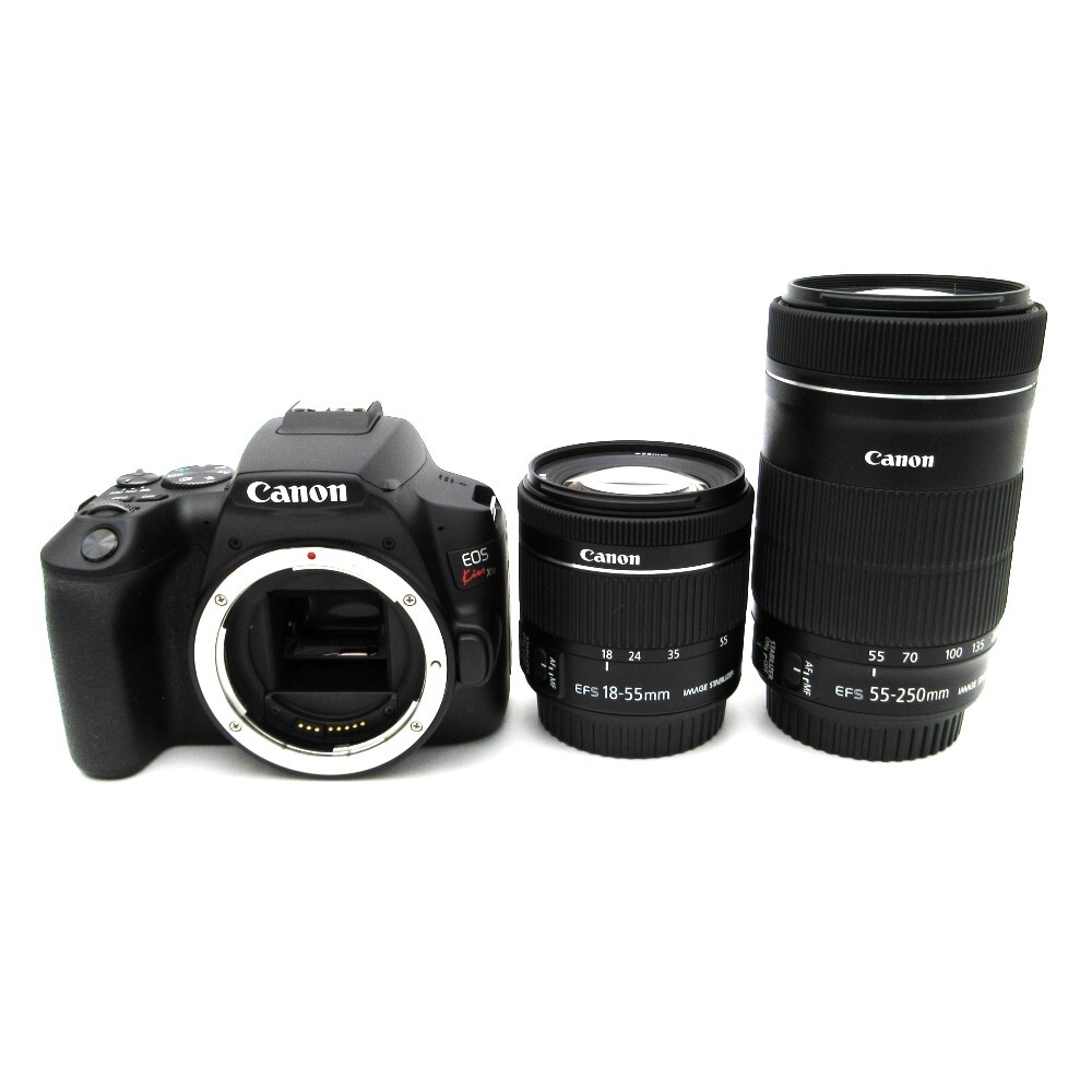 Canon キヤノン EOS Kiss X10 ダブルズームキット ブラックデジタル一眼レフ 動作確認済