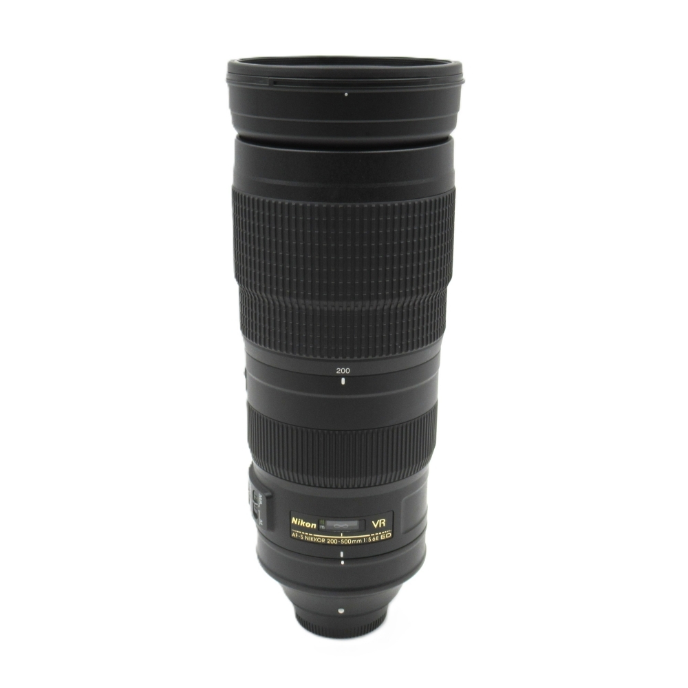 1円〜 Nikon ニコン AF-S NIKKOR 200-500mm F5.6E ED VR 一眼レフ用AFレンズ 動作確認済