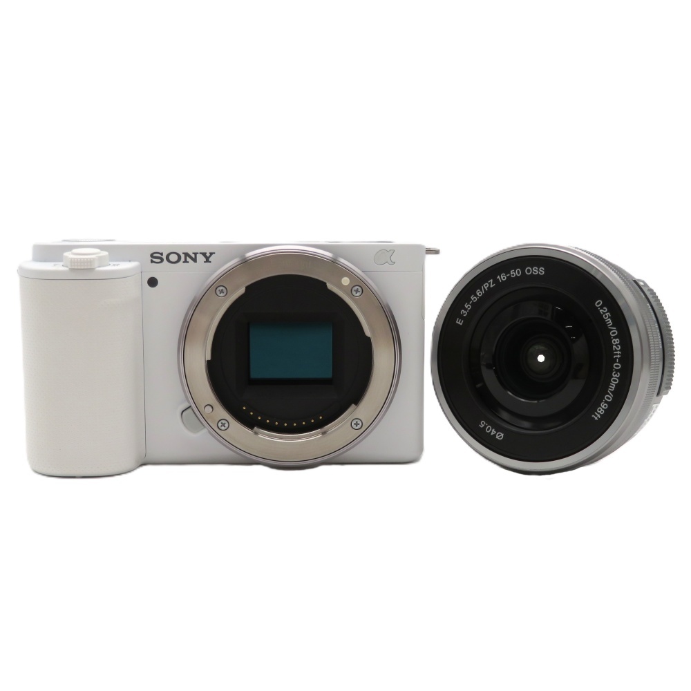 SONY ソニー VLOGCAM ZV-E10L パワーズームレンズキット ホワイト ミラーレスカメラ 動作確認済