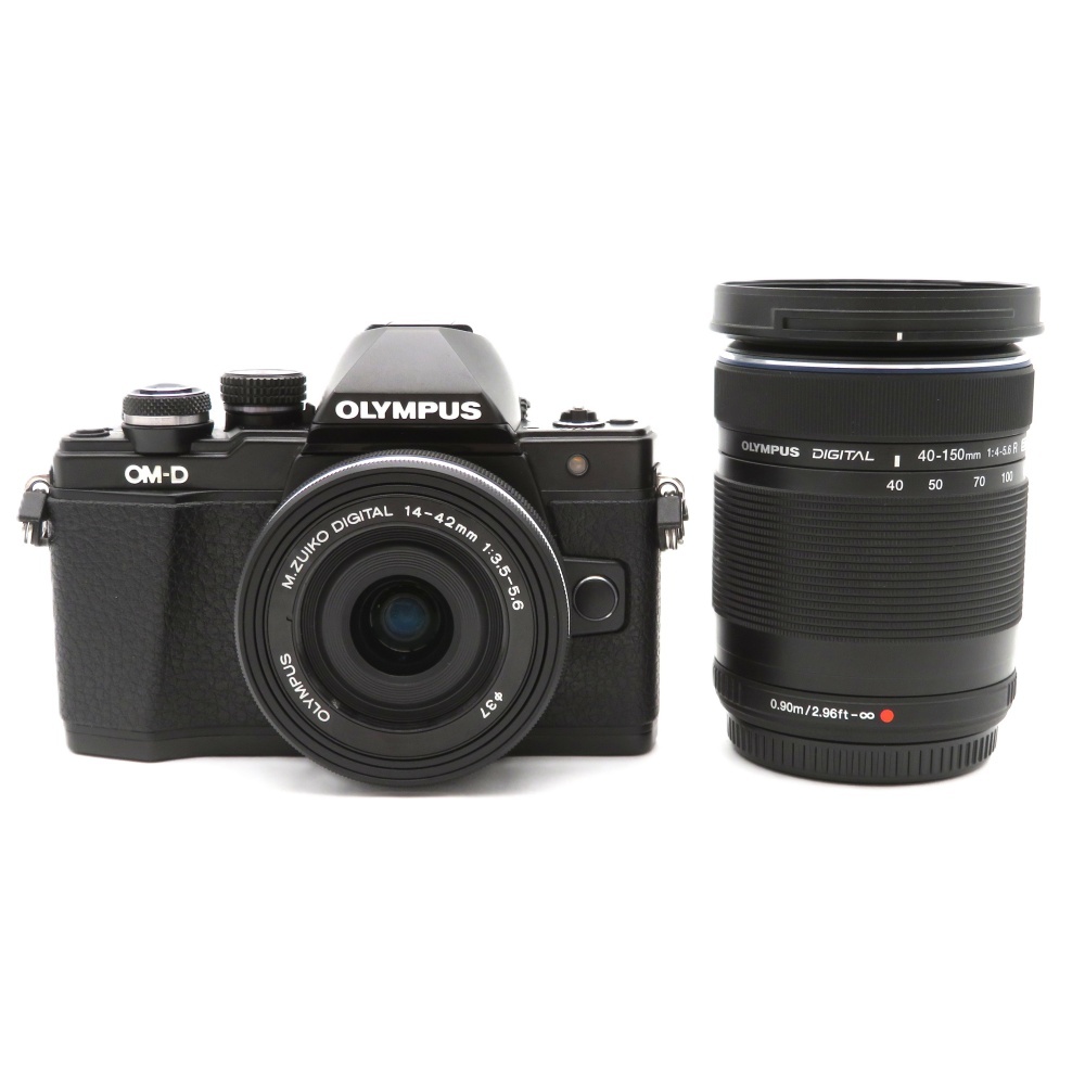 1円〜 OLYMPUS オリンパス OM-D E-M10 Mark II EZダブルズームキット ブラックミラーレスカメラ 動作不良有 ジャンク品