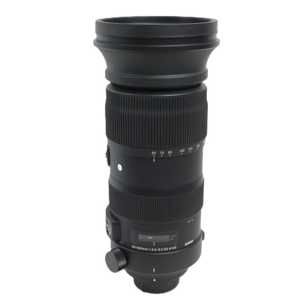 1円〜 SIGMA シグマ Sports 60-600mm F4.5-6.3 DG OS HSM (ニコンF用) 一眼レフ用AFレンズ 動作確認済