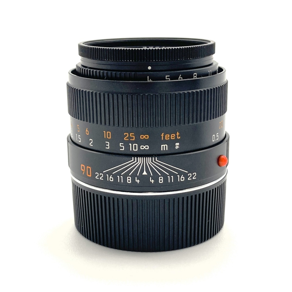 1円〜 Leica ライカ MACRO-ELMAR-M 90mm F4 マクロエルマー ブラック レンジファインダーレンズ 動作確認済
