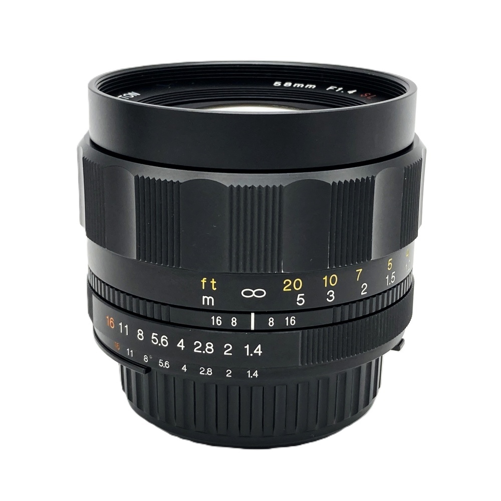 1円〜 Voigtlander フォクトレンダー NOKTON 58mm F1.4 SL II (ニコンAi-s用) 一眼レフ用MFレンズ 動作確認済