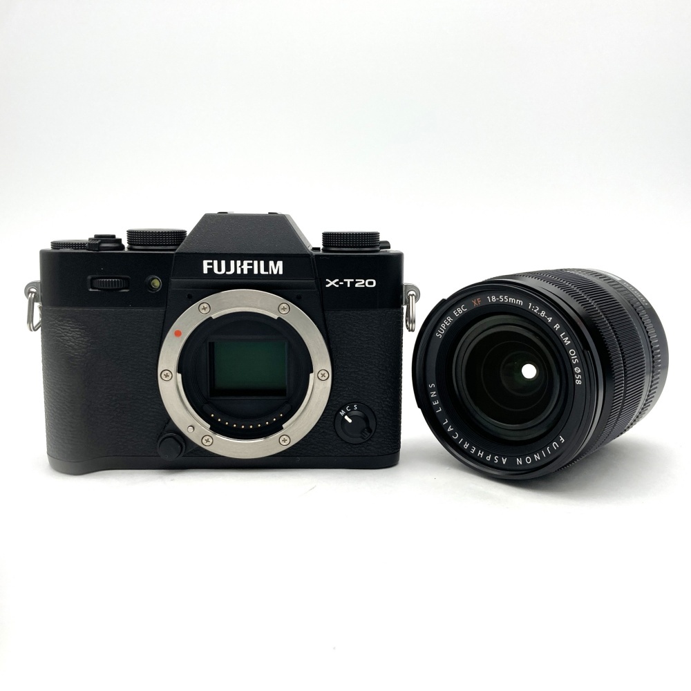 1円〜 FUJIFILM フジフイルム X-T20 レンズキット ブラック ミラーレスカメラ 動作確認済