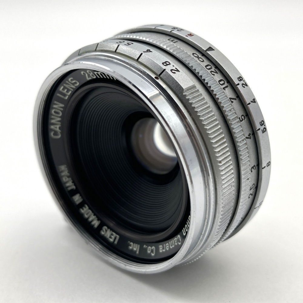 Canon キヤノン 28mm F2.8 Lマウント L39 レンジファインダーレンズ 動作確認済