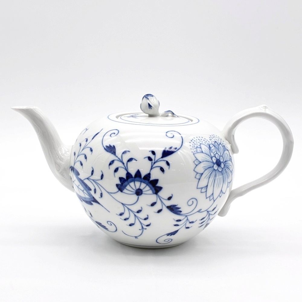 1円〜 Meissen マイセン ブルーオニオン ティーポット