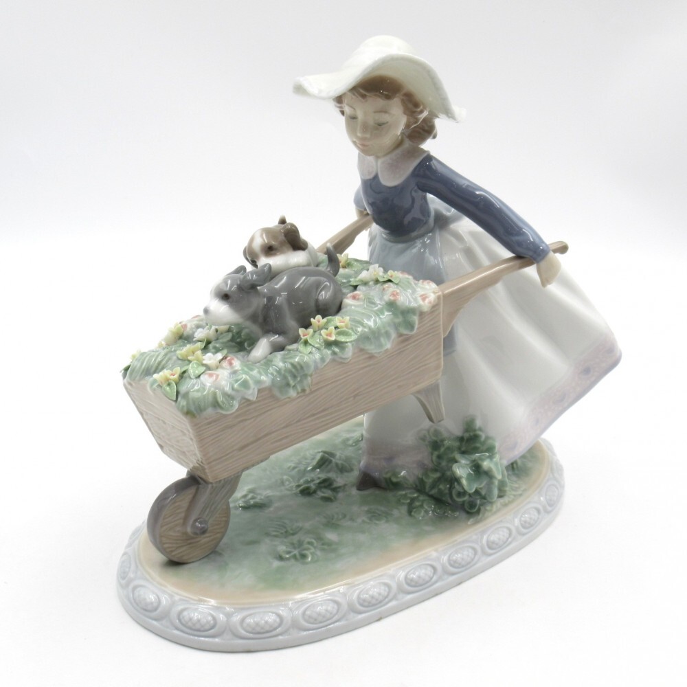 1円〜 Lladro リヤドロ 5460 乗せてあげる フィギュリン ※同梱不可