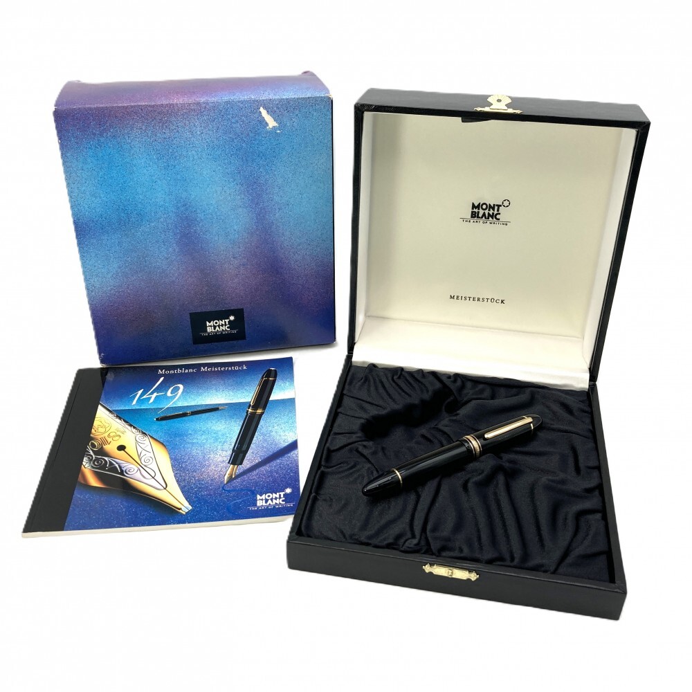 1円〜 MONTBLANC モンブラン マイスターシュテュック 149 万年筆 ペン先18K 箱付 筆記未確認