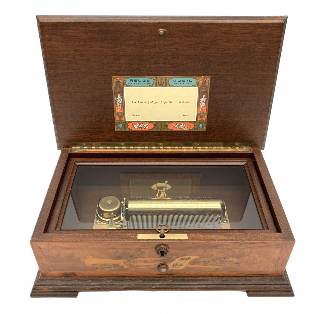 1円〜 REUGE リュージュ ロッシーニ 泥棒かささぎ CH3 72弁 オルゴール 音出し確認済 ※同梱不可