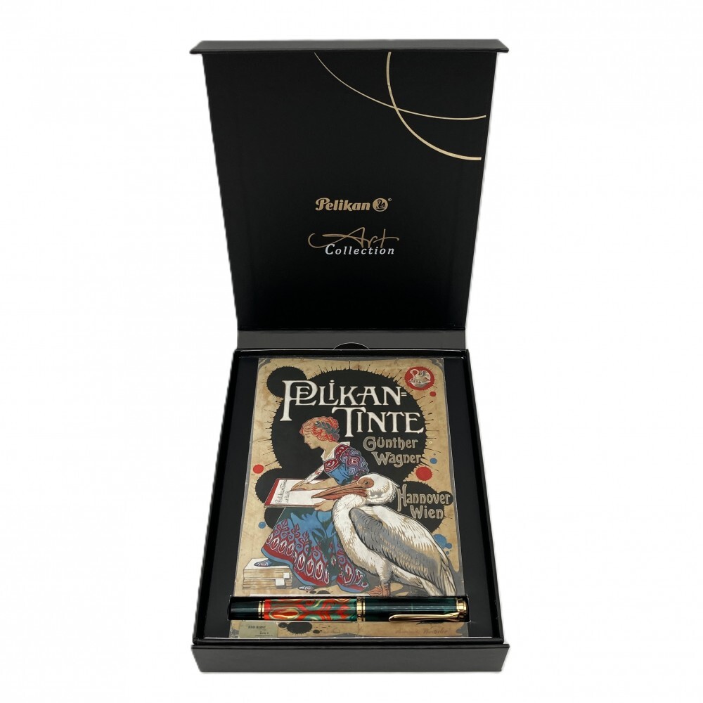 1円〜 ペリカン 特別生産品 スーベレーン アートコレクション ルディ・ローザ M600 万年筆 ペン先14C F 箱付 筆記未確認