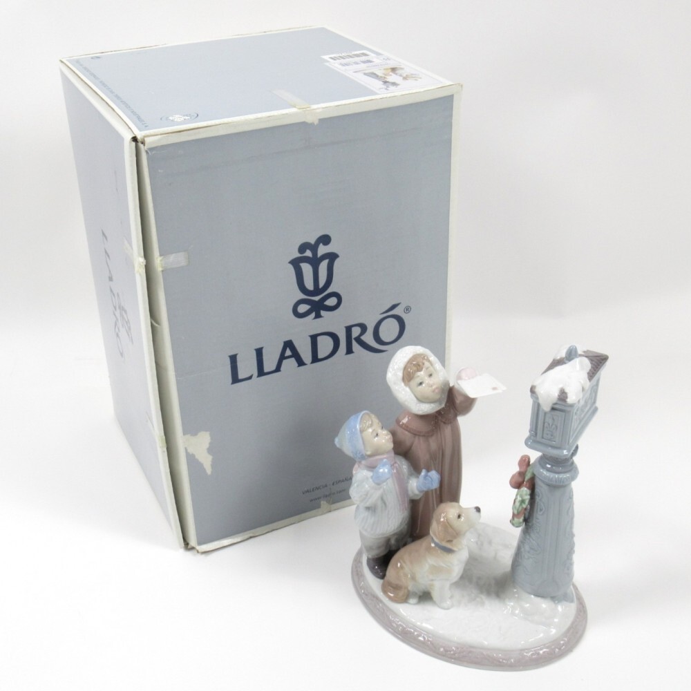 1円〜 Lladro リヤドロ 8010 サンタさんにお願い フィギュリン 箱付 ※同梱不可