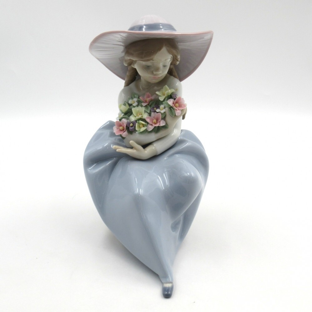 1円〜 Lladro リヤドロ 5862 花の香りに包まれて フィギュリン ※同梱不可