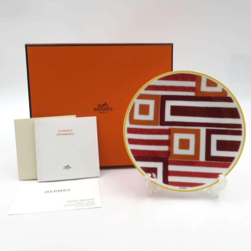 1円〜 HERMES エルメス イポモビル 約14cm プレート 箱付