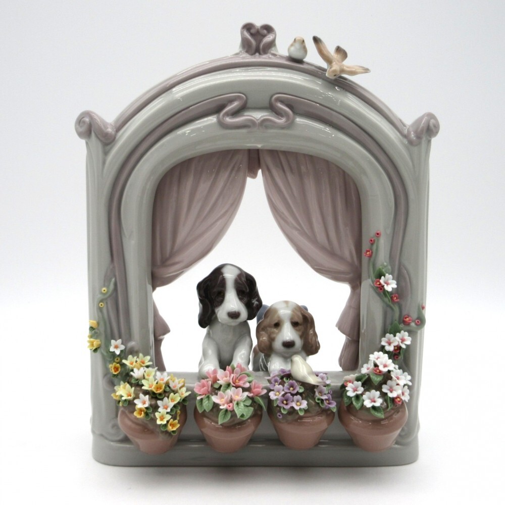 1円〜 Lladro リヤドロ 6502 可愛いながめ 美品 フィギュリン ※同梱不可