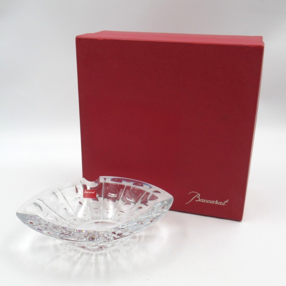 1円〜 Baccarat バカラ エキノックス アッシュトレイ/灰皿 箱付