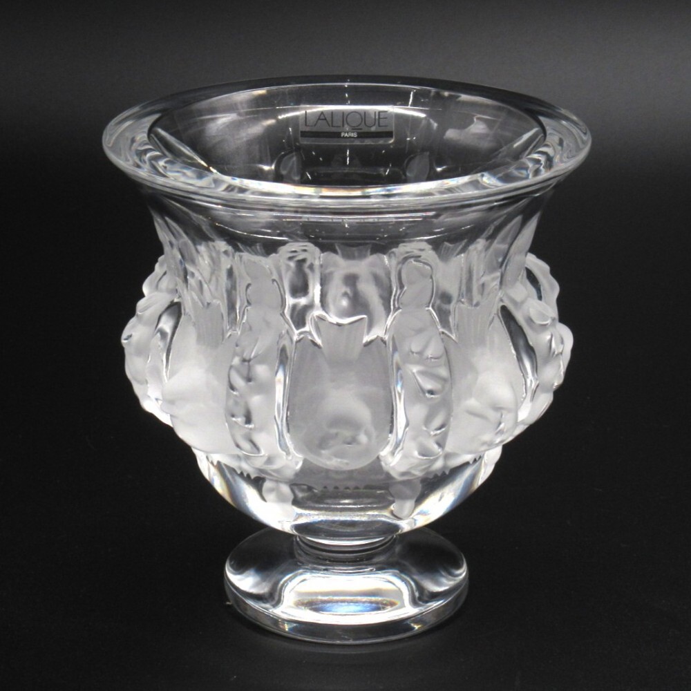 1円〜 LALIQUE ラリック ヴァーズ・ダンピエール 花瓶 フラワーベース