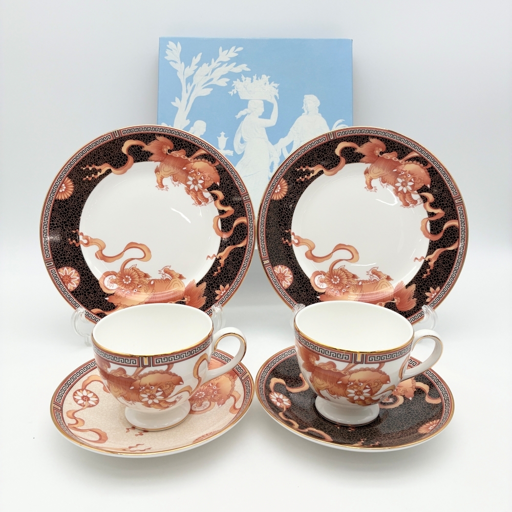 1円〜 Wedgwood ウェッジウッド ダイナスティ カップ＆ソーサー/プレート 計6点 一部箱付き ※同梱不可