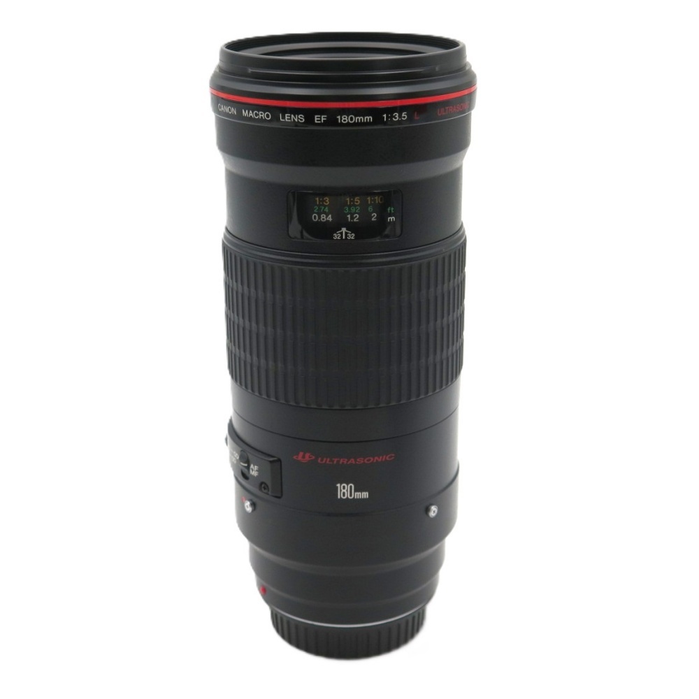 1円〜 Canon キヤノン EF180mm F3.5L マクロ USM 一眼レフ用AFレンズ 動作確認済