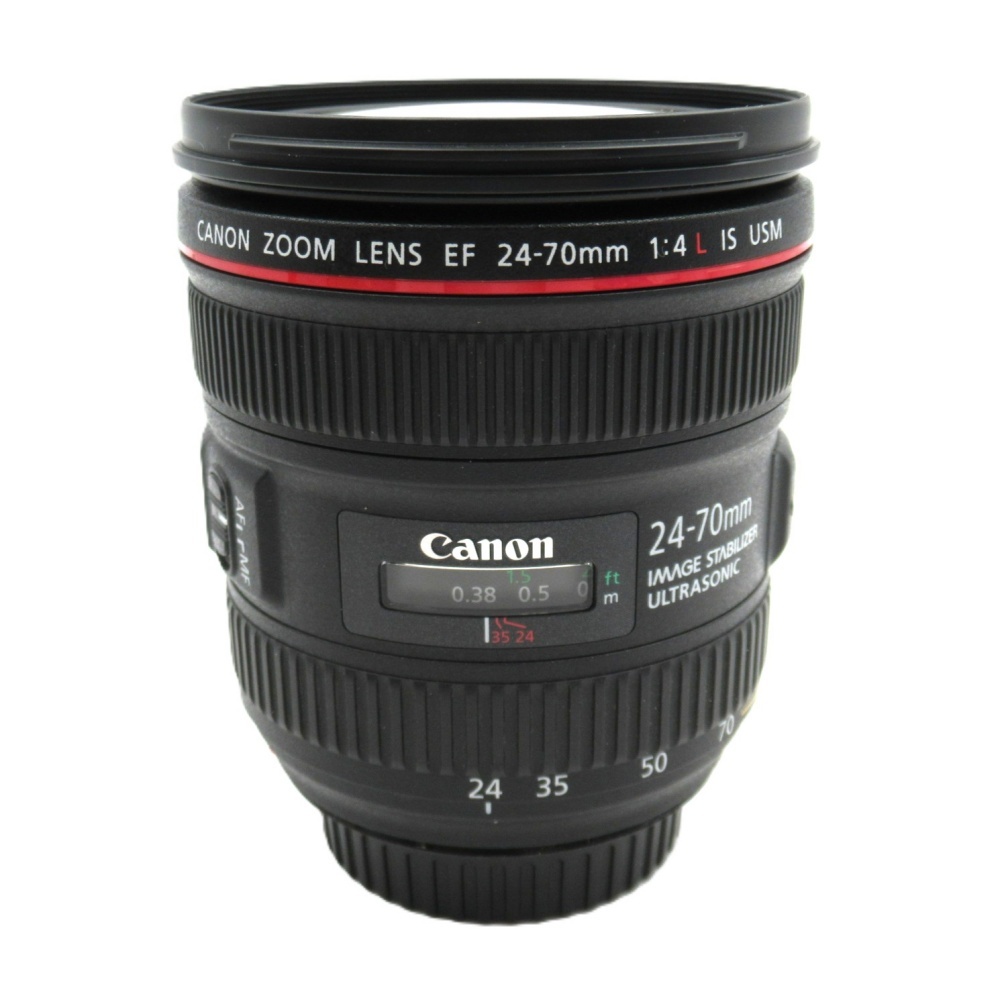 Canon キヤノン EF24-70mm F4L IS USM 一眼レフ用AFレンズ 動作確認済