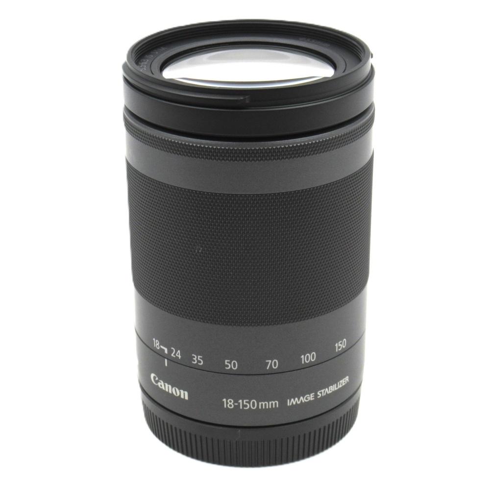 1円〜 Canon キヤノン EF-M18-150mm F3.5-6.3 IS STM グラファイト 一眼レフ用AFレンズ 動作確認済