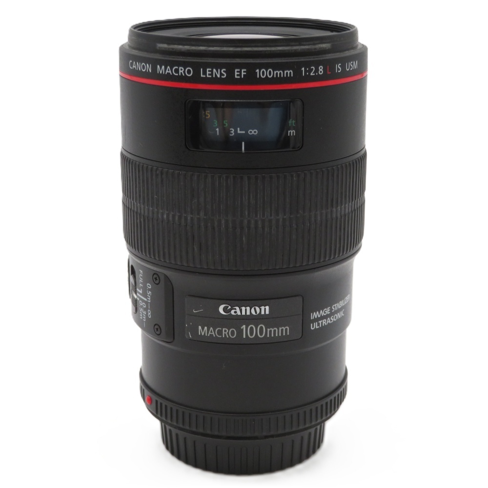 Canon キヤノン EF100mm F2.8Lマクロ IS USM 一眼レフ用AFレンズ 動作確認済