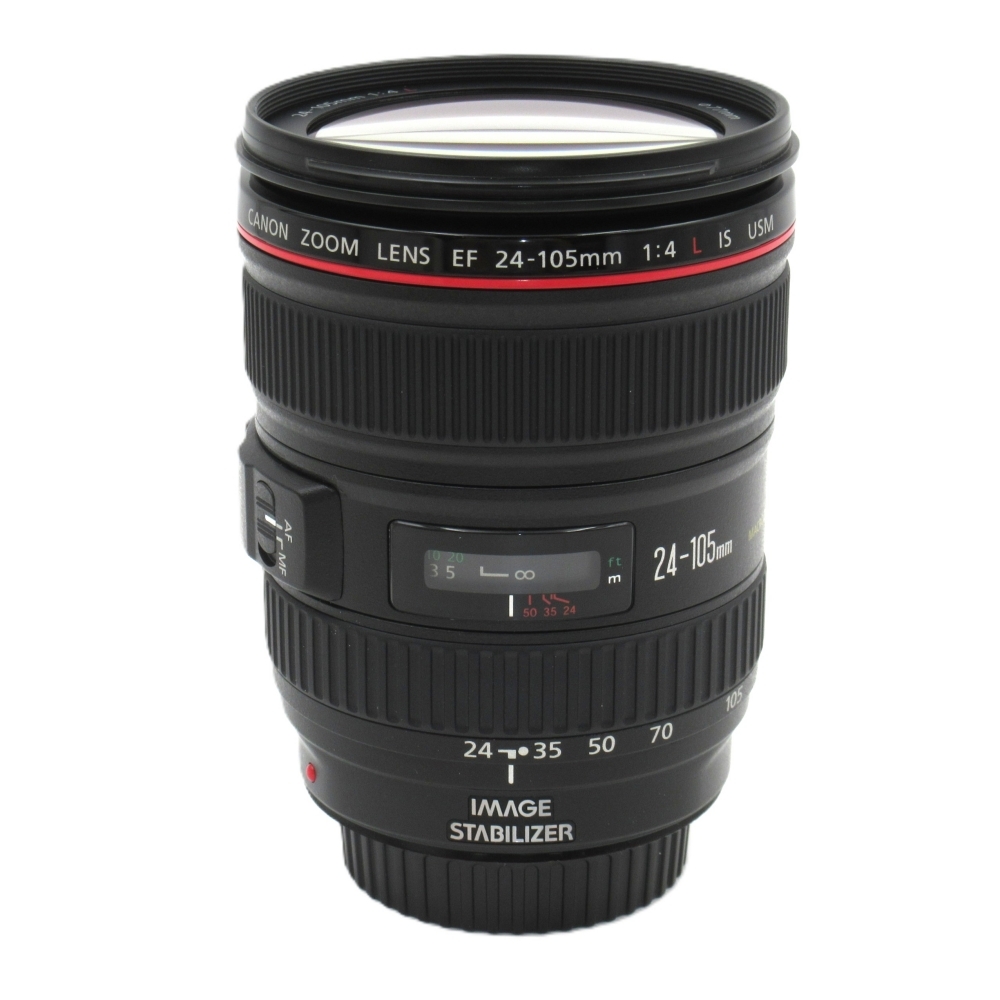 1円〜 Canon キヤノン EF24-105mm F4L IS USM 一眼レフ用AFレンズ 動作確認済
