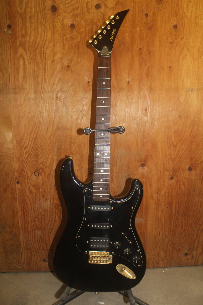3104 PATRIC エレキギター 弦無し パトリック ブラック 弦楽器 現状品