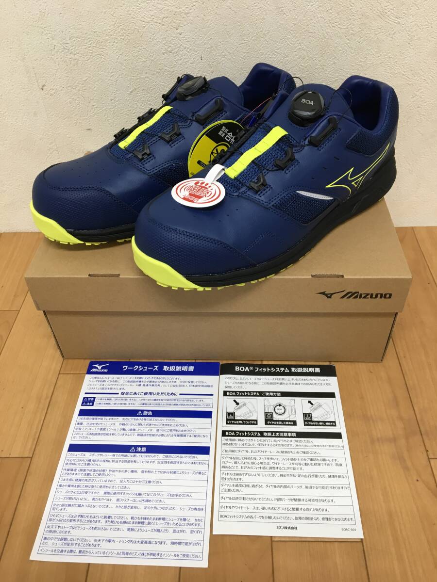 mizuno / ミズノ　安全靴　29.0cm EEEE プロテクティブスニーカー　オールマイティ LSⅡ 51L WIDE BOA　F1GA241514　タグ付き　■