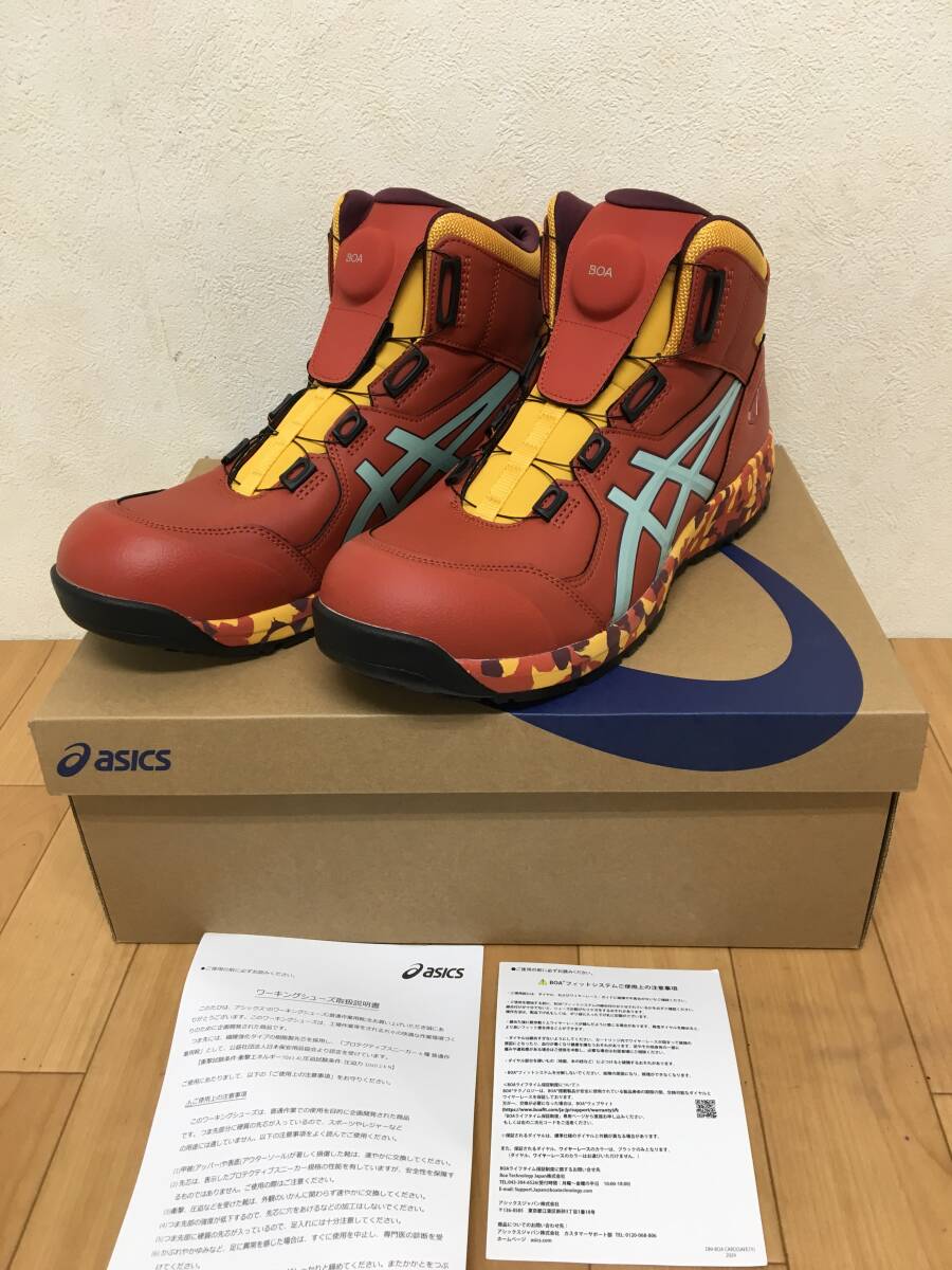 asics / アシックス　安全靴　WINJOB CP304 BOA MARBLE　29cm WIDE　プロスニーカー　1273A053-600　ウィンジョブ　マーブル　■
