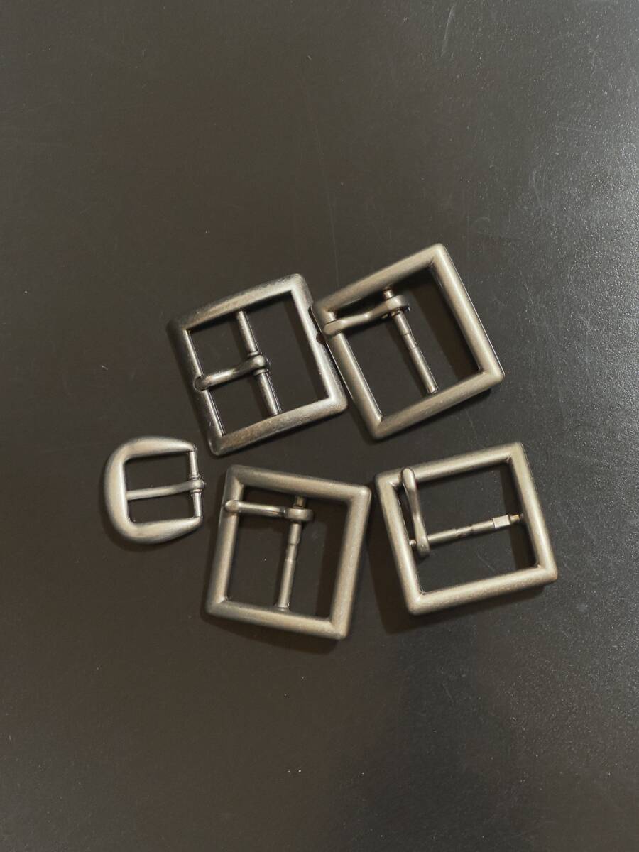GU ユニクロ ベルト バックル 35mm 20mm 5個