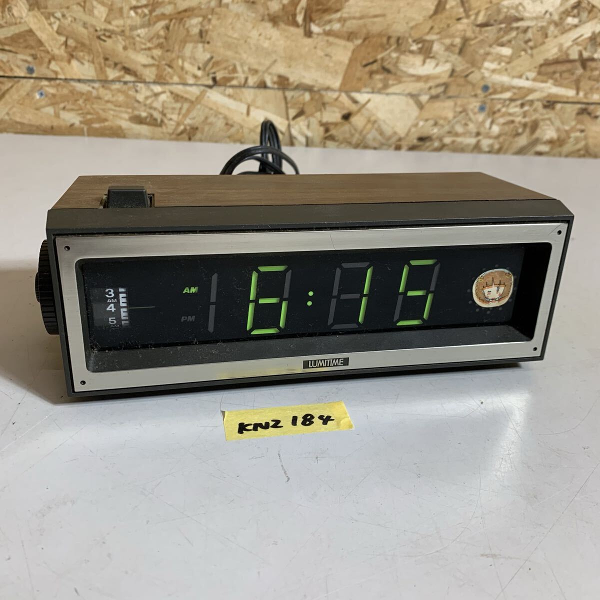 LUMITIME 置時計 当時物 昭和レトロ アンティーク YT-105 レトロ ジャンク品 KNZ184