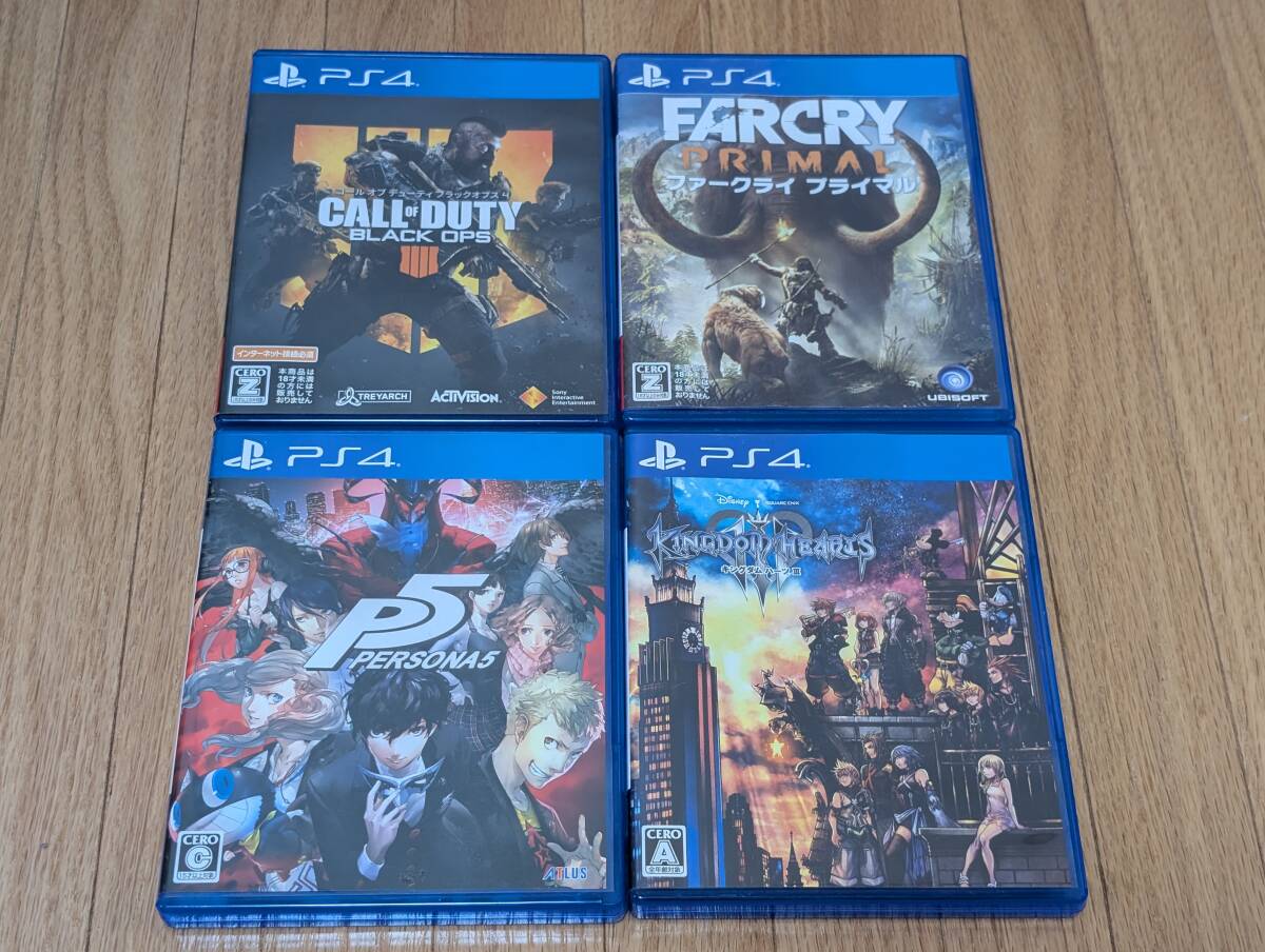 SONY PlayStation / PS4　プレステ４　ソフト　4点セット　ジャンク品