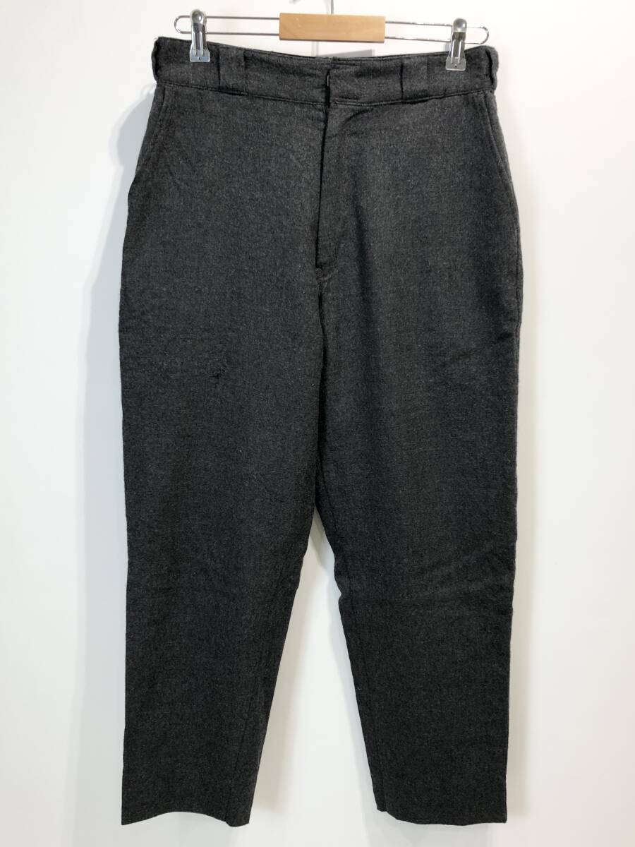 Dickies×BEAMS 別注 ストレッチ ウール パンツ スラックス トラウザー グレー 173M40BM01 ディッキーズ ビームス SIZE：28■W0406