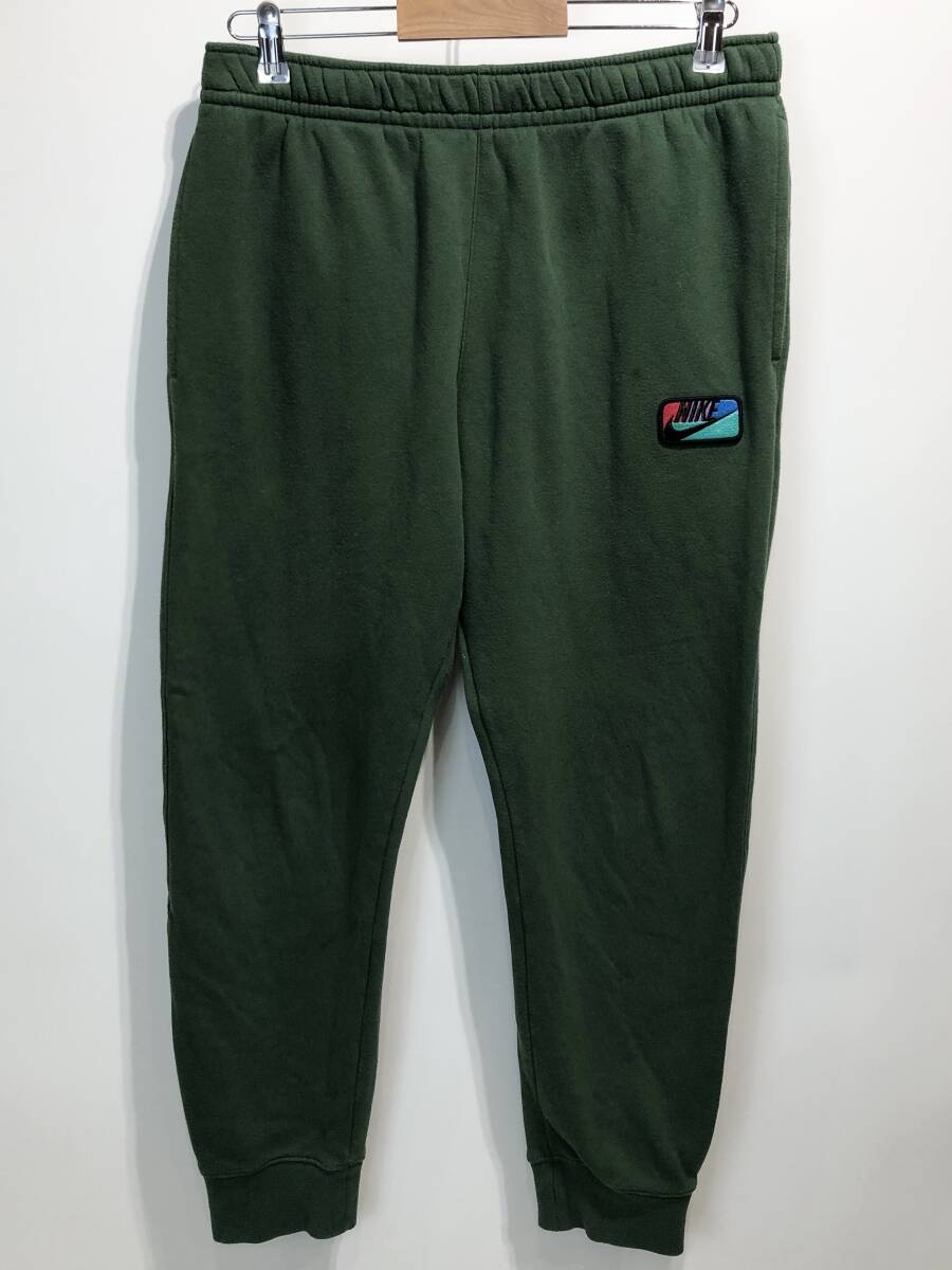 NIKE ラブ+ BB パッチ GX ロングパンツ グリーン スウェット ジョガー FB8438-323 ナイキ SIZE：XL■G0413